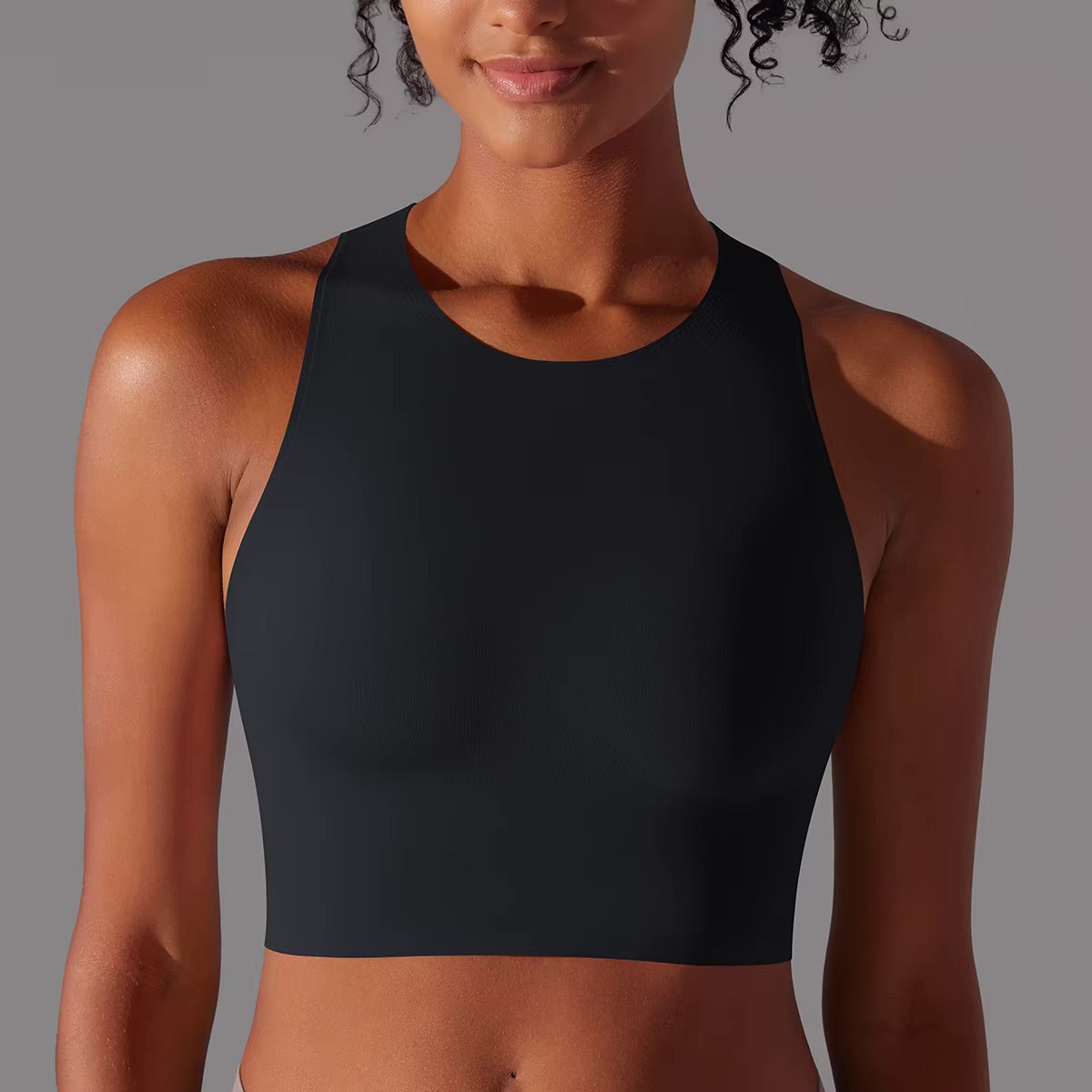 Women Fitness Sports Bra Top Gym Yoga Bra Back Cutout Workout Sports Underwear Running Quick DryTank Top Soft With Chest Pad