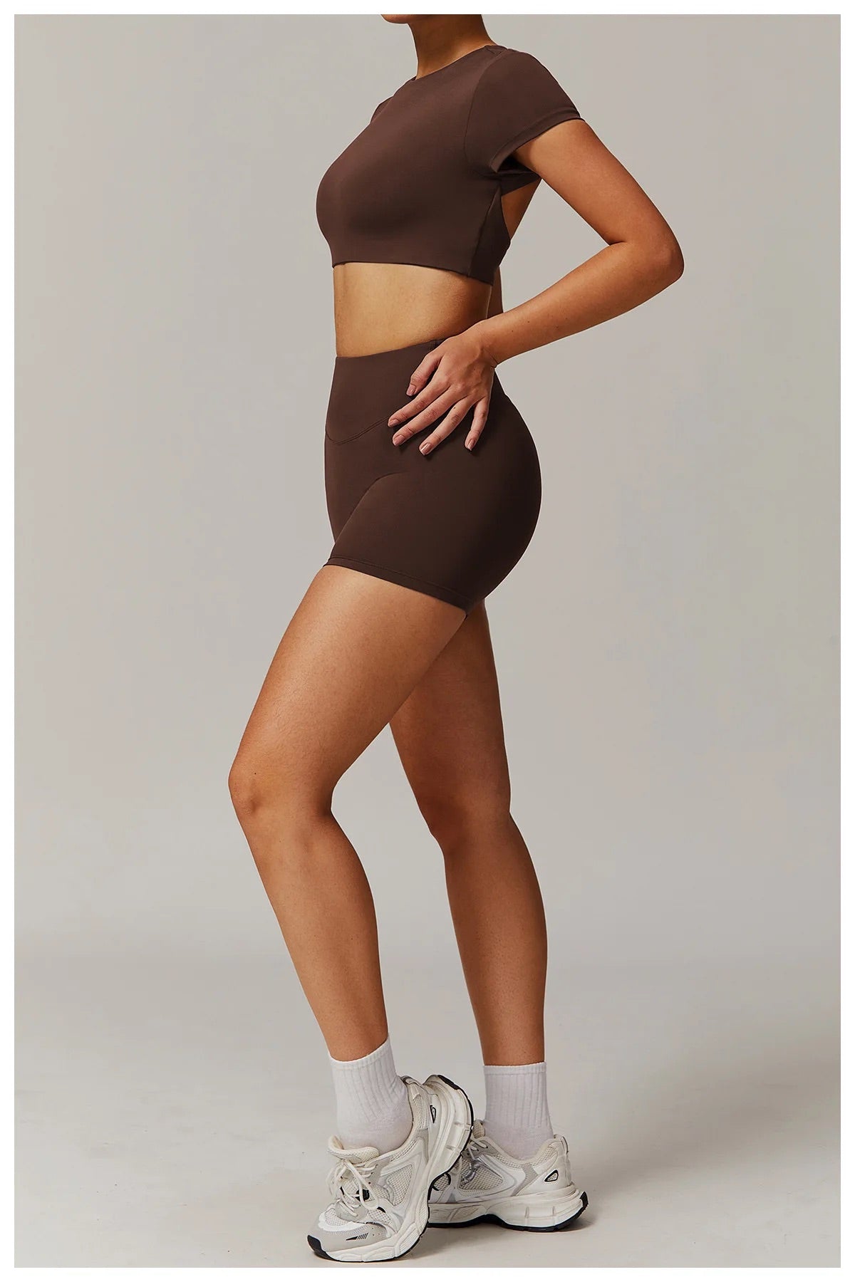 CYRA SET l | top and shorts | soft sense