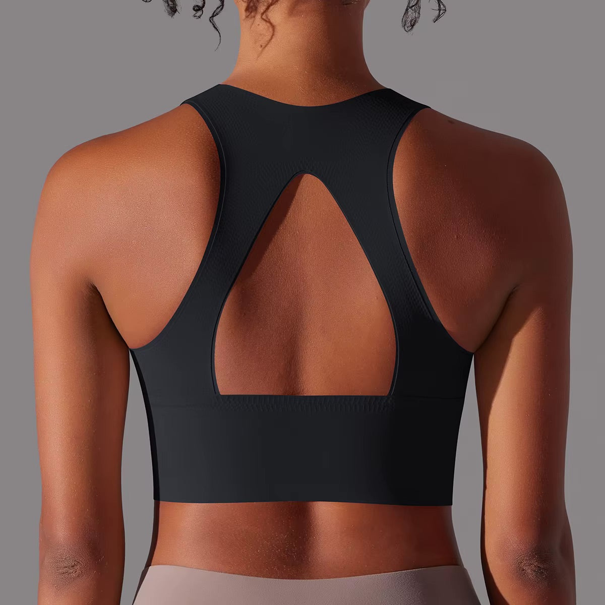 Women Fitness Sports Bra Top Gym Yoga Bra Back Cutout Workout Sports Underwear Running Quick DryTank Top Soft With Chest Pad