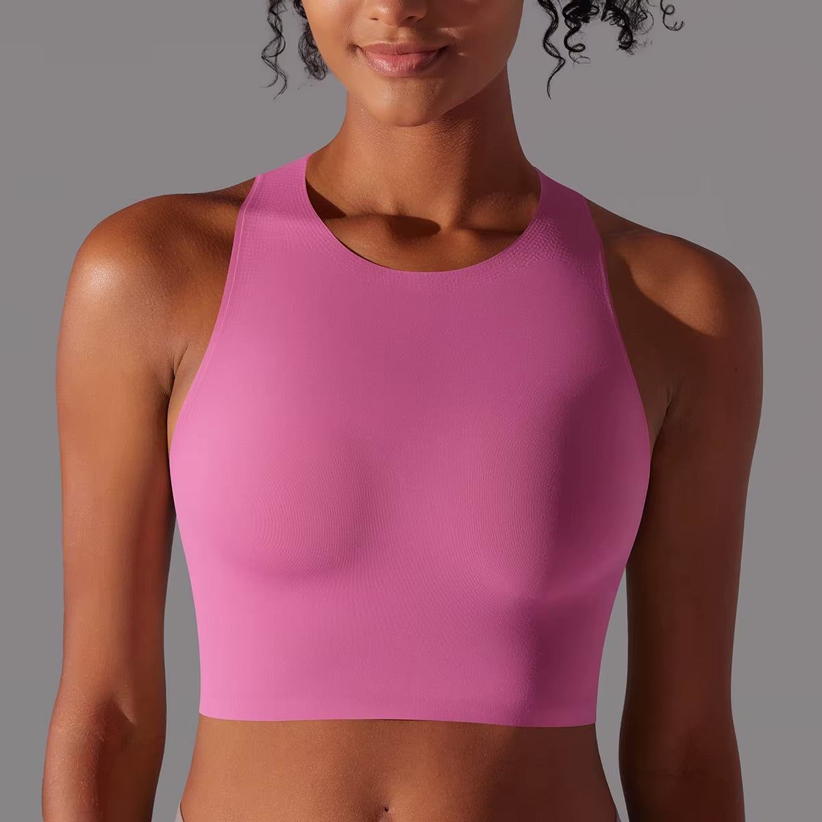 Women Fitness Sports Bra Top Gym Yoga Bra Back Cutout Workout Sports Underwear Running Quick DryTank Top Soft With Chest Pad