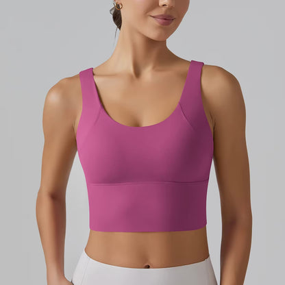 New Yoga Tank Top Summer Sexy Fitness Yoga Underwear Women's Sports Bra Push Up Fitness Bra Running Gym Fitness Tops 