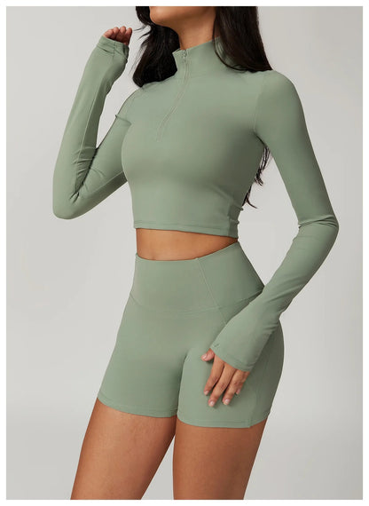LEONA HALF ZIP | soft touch