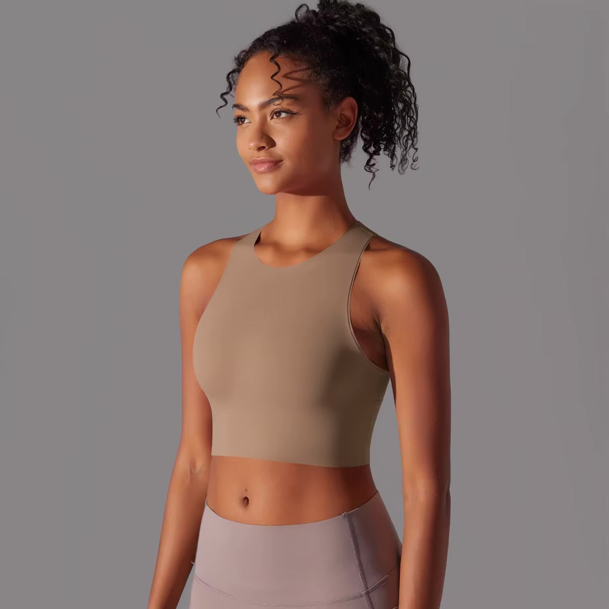 Women Fitness Sports Bra Top Gym Yoga Bra Back Cutout Workout Sports Underwear Running Quick DryTank Top Soft With Chest Pad 