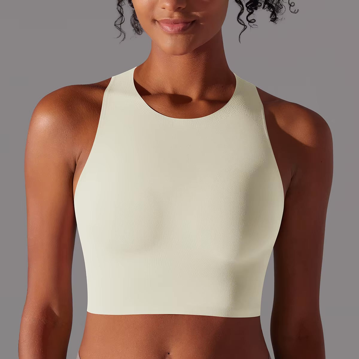 Women Fitness Sports Bra Top Gym Yoga Bra Back Cutout Workout Sports Underwear Running Quick DryTank Top Soft With Chest Pad 